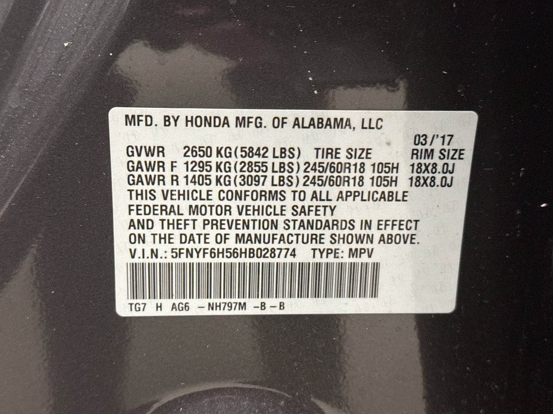 Used 2017 Honda Pilot EX-L image 25