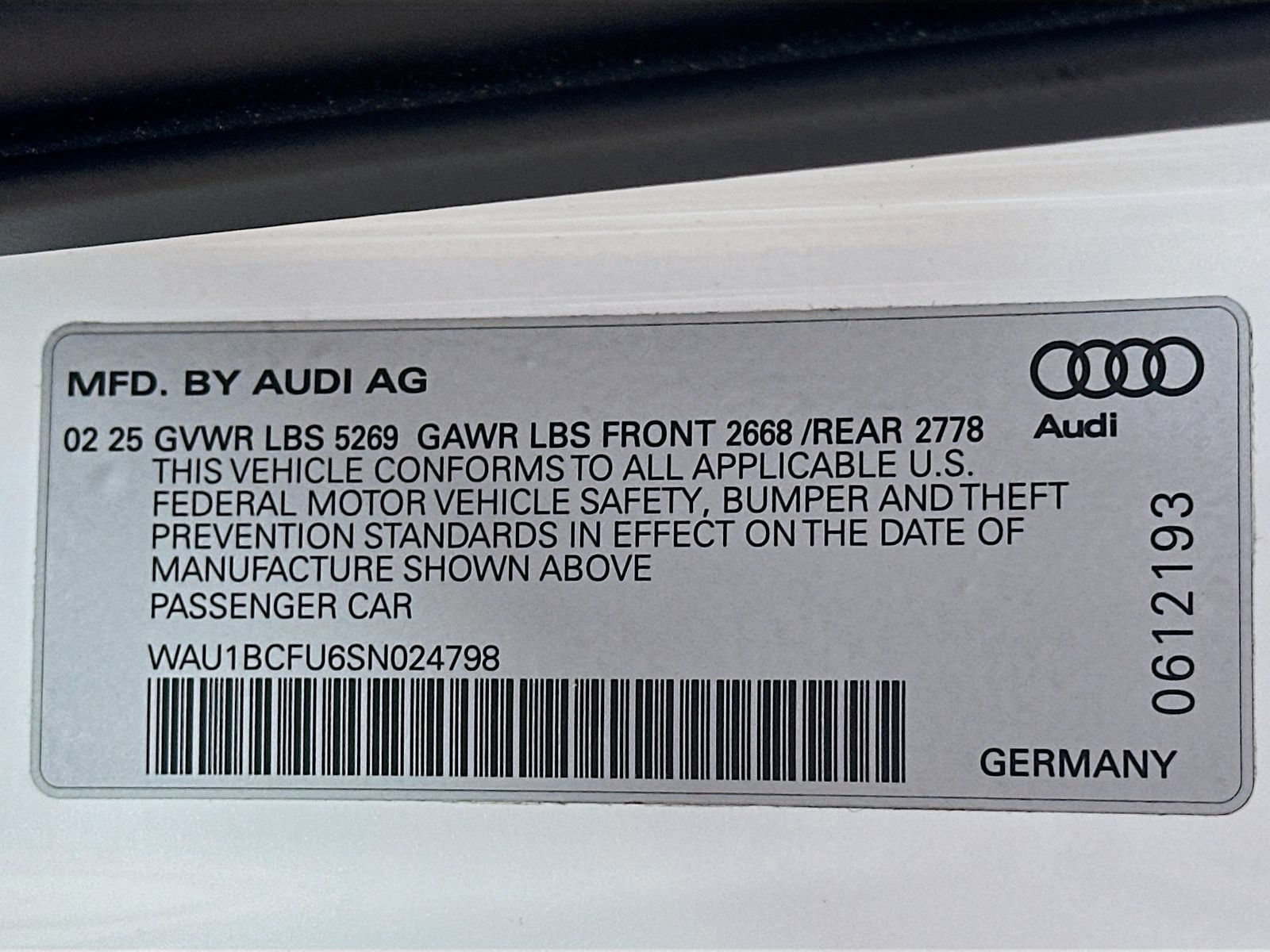 Used 2025 Audi A5 2.0T Premium w/ Convenience Package AWD/4WD image 50