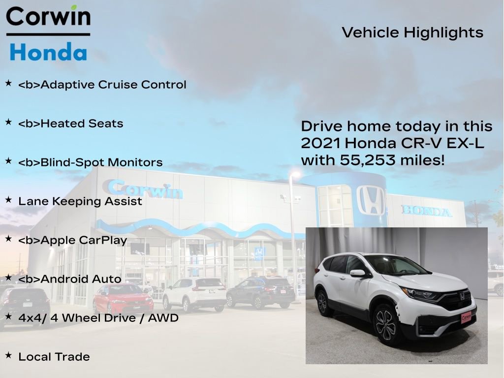 Used 2021 Honda CR-V EX-L image 6