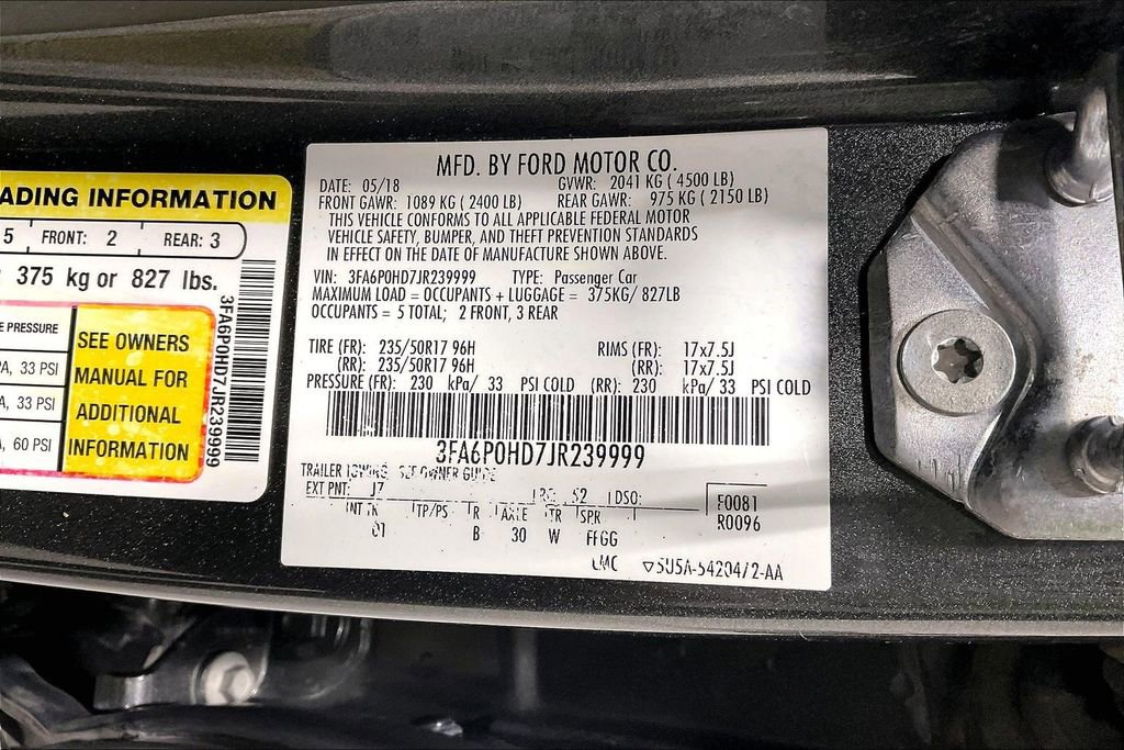 Used 2018 Ford Fusion SE w/ Fusion SE Technology Package image 41