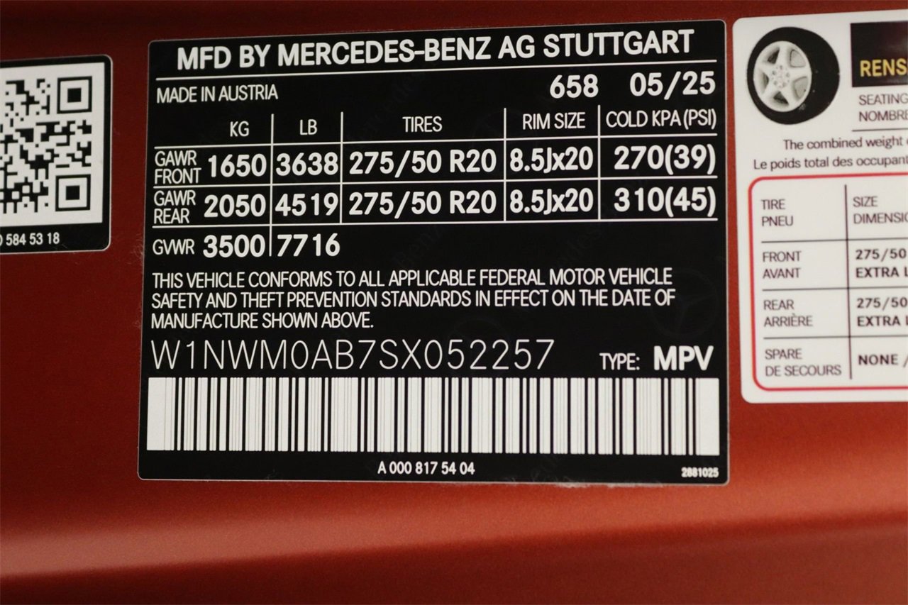 New 2025 Mercedes-Benz G 580 w/ EQ Technology image 15