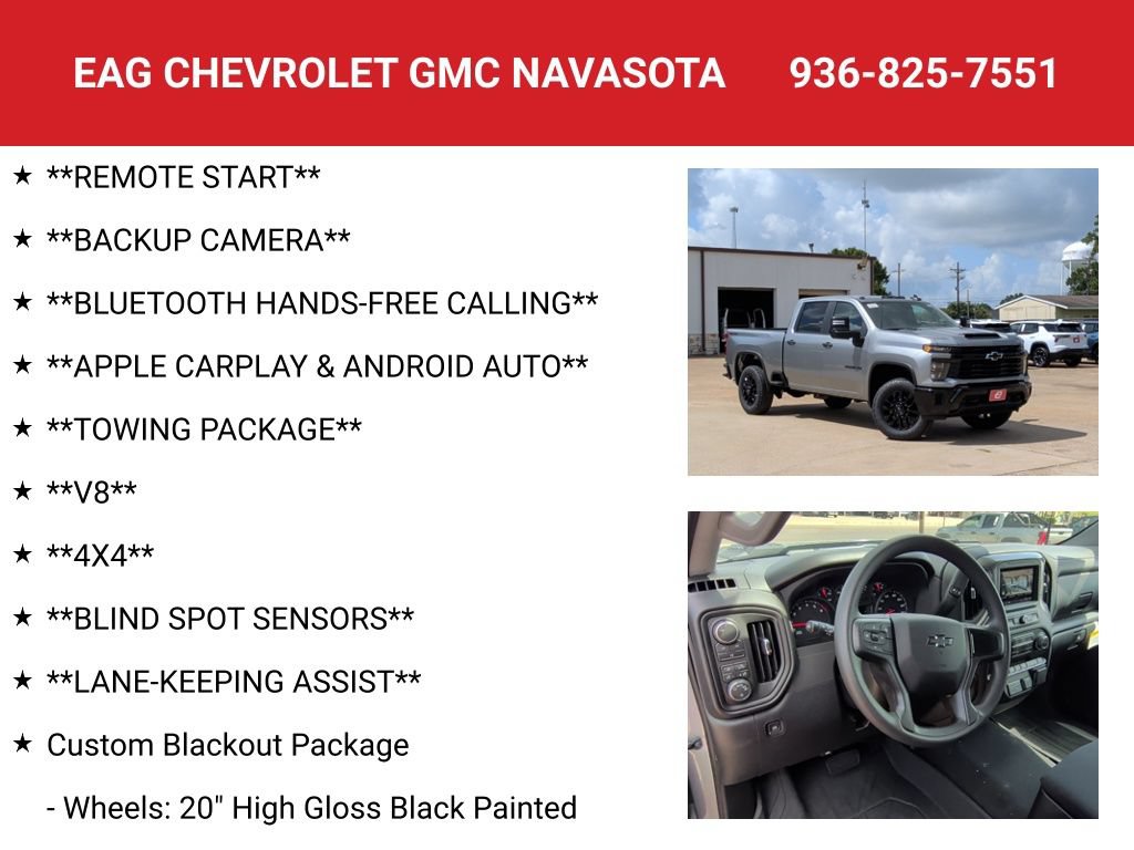 New 2026 Chevrolet Silverado 2500 Custom w/ Custom Value Package AWD/4WD image 4