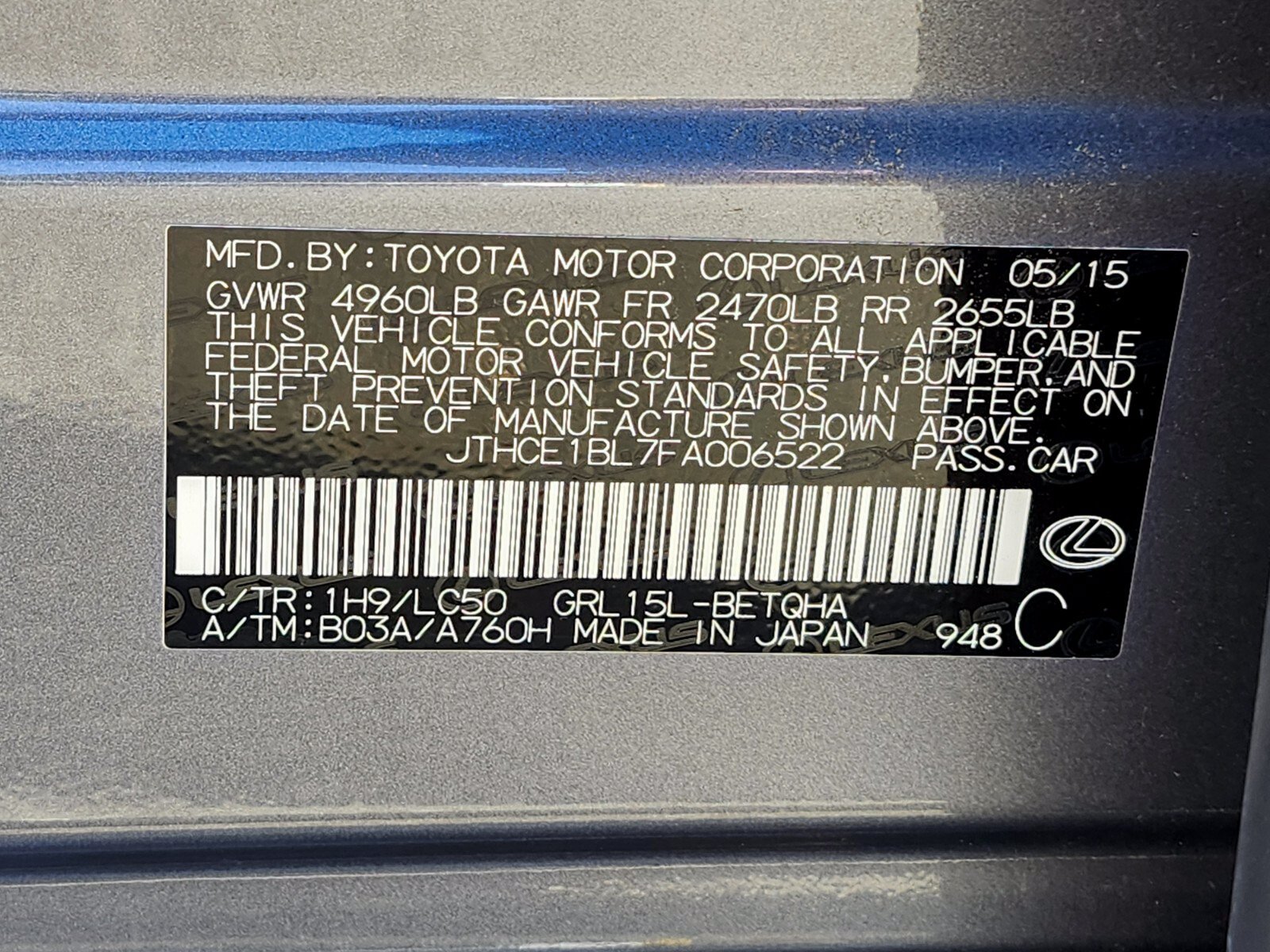 Used 2015 Lexus GS 350 AWD w/ Premium Package image 35
