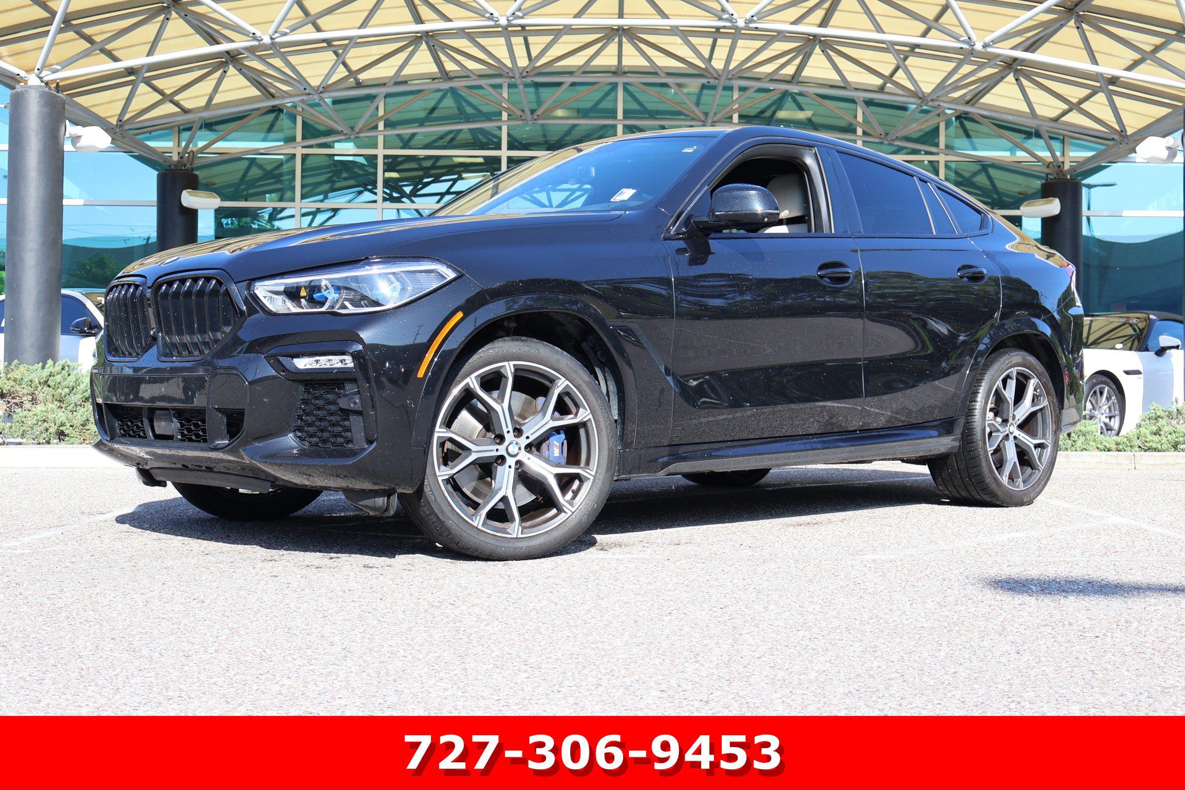 Used 2021 BMW X6 M50i w/ Executive Package AWD/4WD image 1
