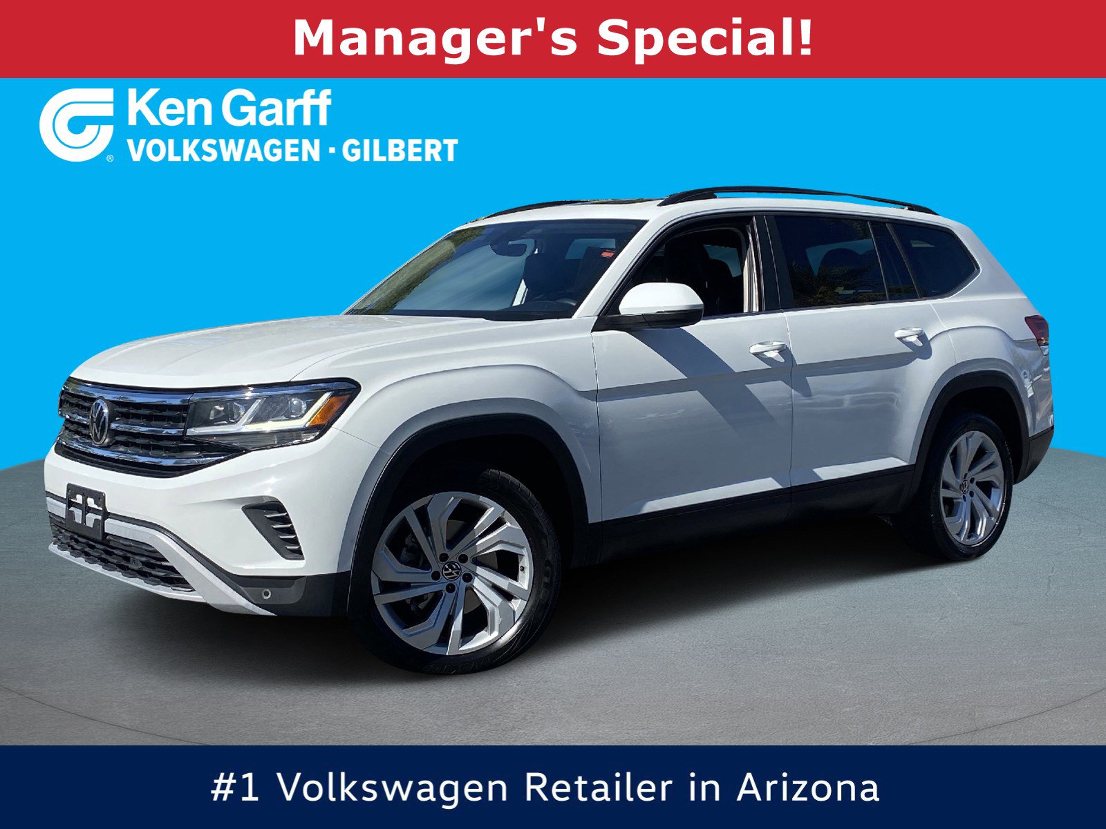 Used 2022 Volkswagen Atlas SE w/ Panoramic Sunroof Package