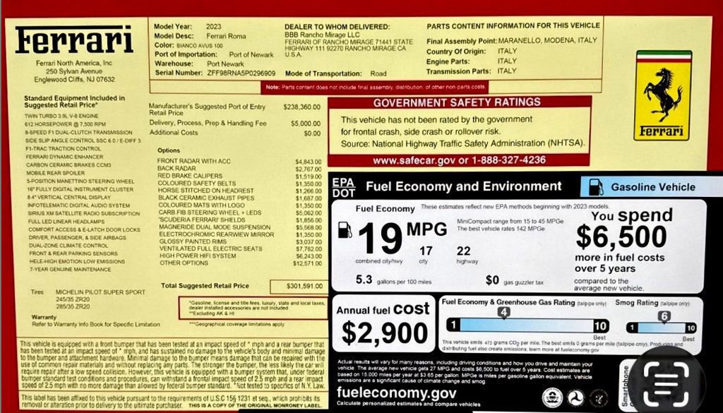 Used 2023 Ferrari Roma image 10