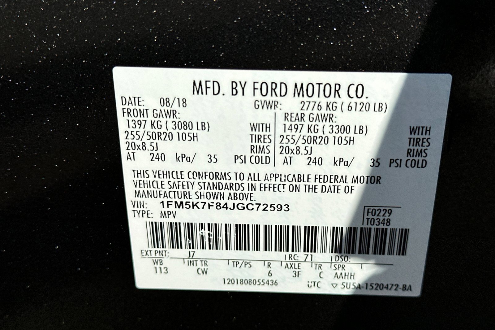 Used 2018 Ford Explorer Limited w/ Equipment Group 301A image 32