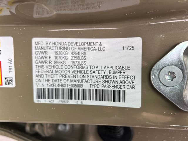 New 2026 Honda Civic Sport image 19