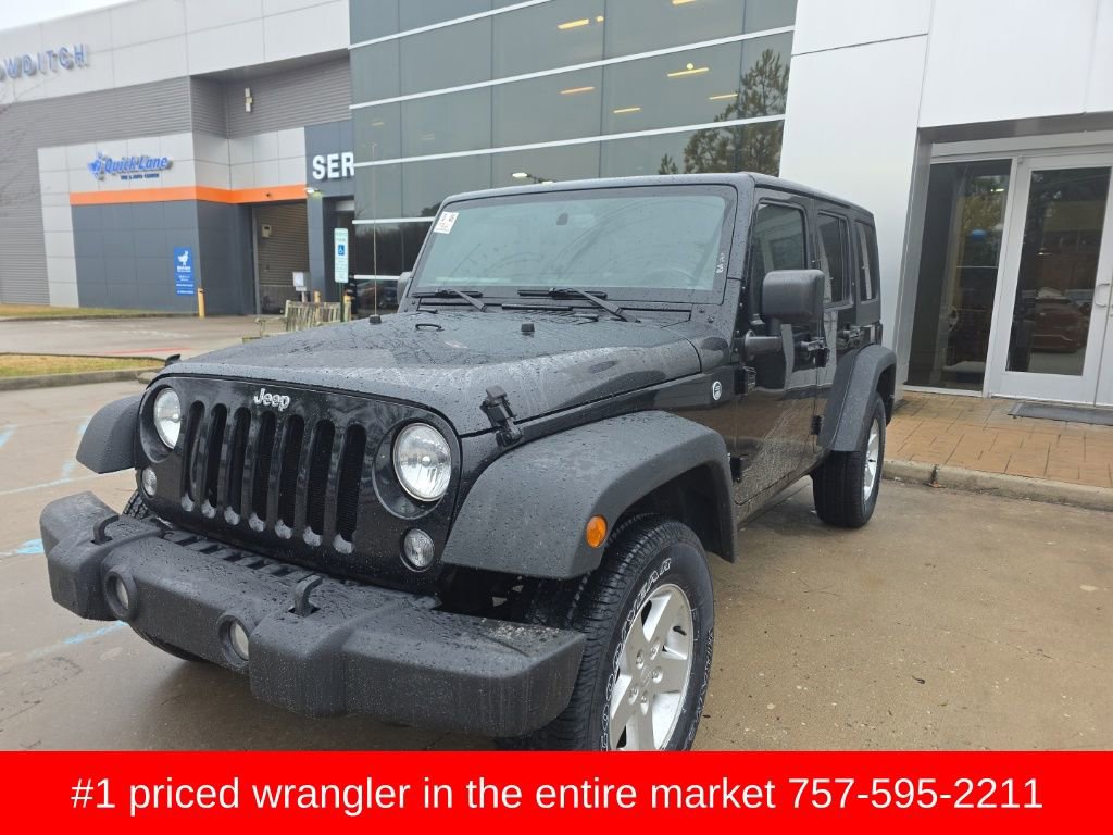 Used 2016 Jeep Wrangler Unlimited Sport w/ Quick Order Package 23S