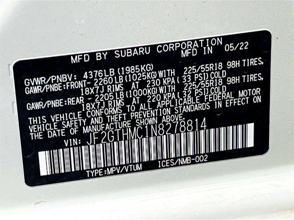 Used 2022 Subaru Crosstrek 2.5i Limited image 30