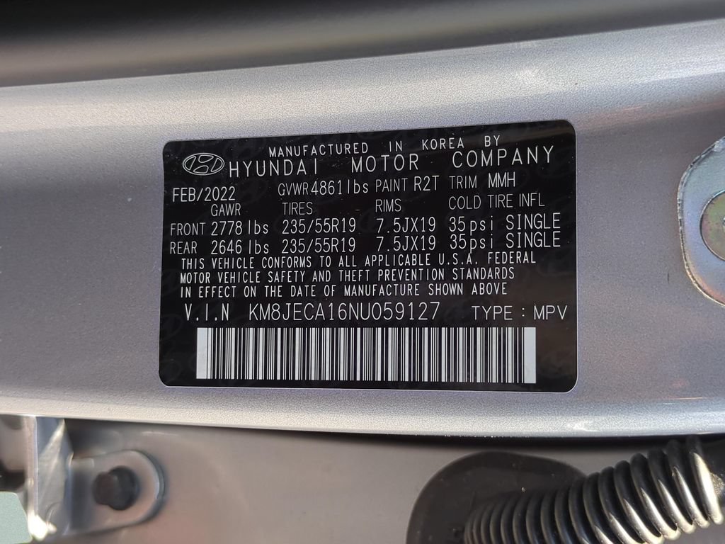 Certified 2022 Hyundai Tucson Limited AWD/4WD image 26