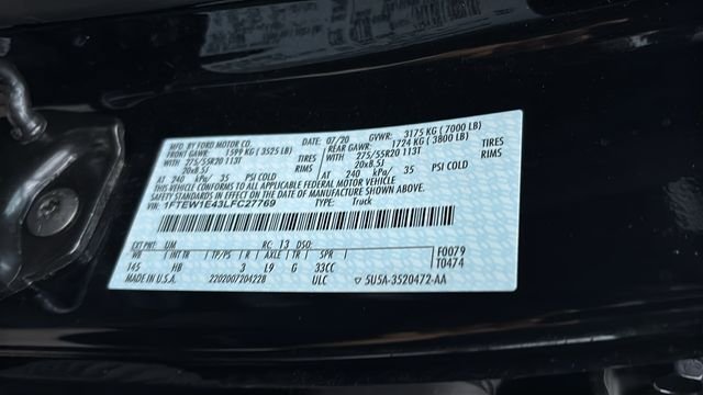 Used 2020 Ford F150 Lariat w/ Equipment Group 502A Luxury AWD/4WD image 33