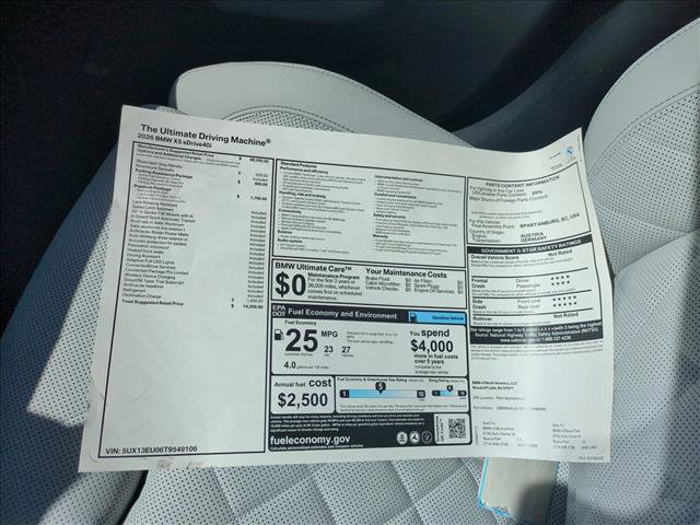 New 2026 BMW X5 sDrive40i w/ Premium Package RWD image 18