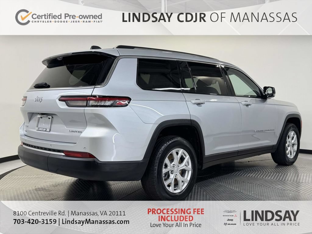 Certified 2023 Jeep Grand Cherokee L Limited w/ Luxury Tech Group II AWD/4WD image 10