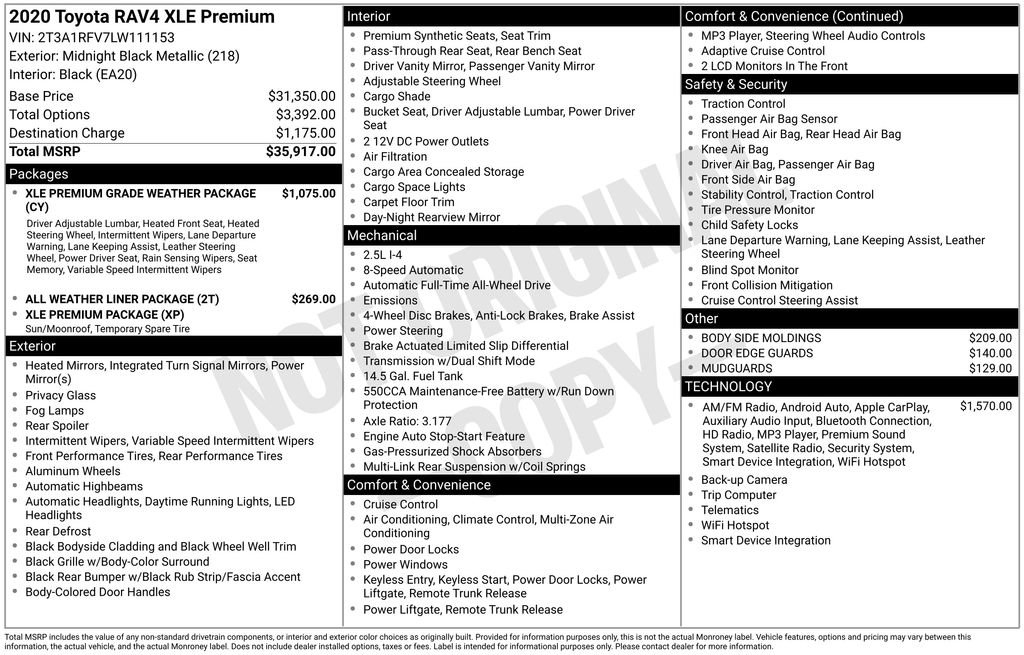 Used 2020 Toyota RAV4 XLE Premium image 11