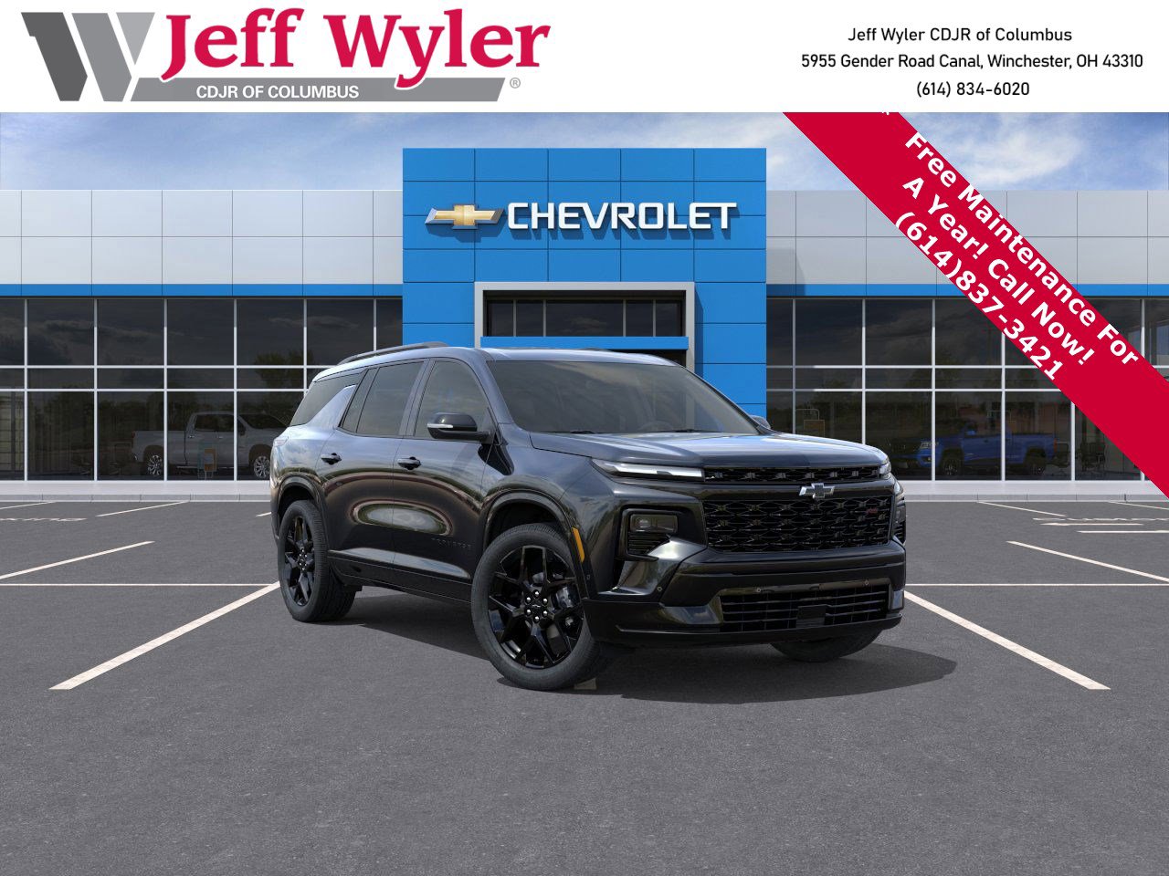 New 2026 Chevrolet Traverse RS image 1