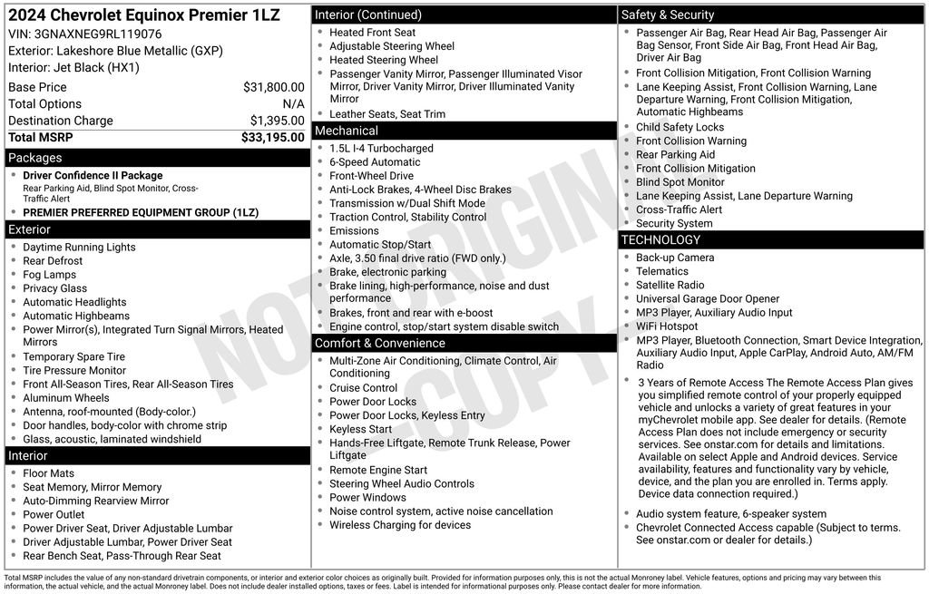Used 2024 Chevrolet Equinox Premier FWD image 6