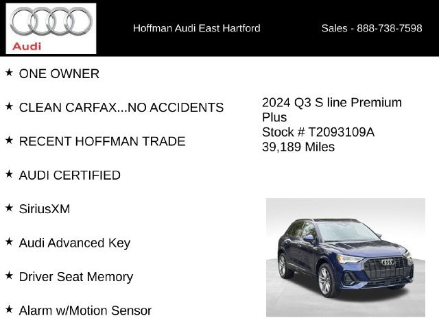 Certified 2024 Audi Q3 2.0T Premium Plus AWD/4WD image 18