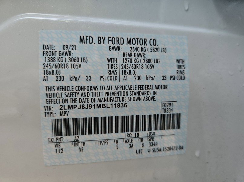 Used 2021 Lincoln Nautilus AWD image 19