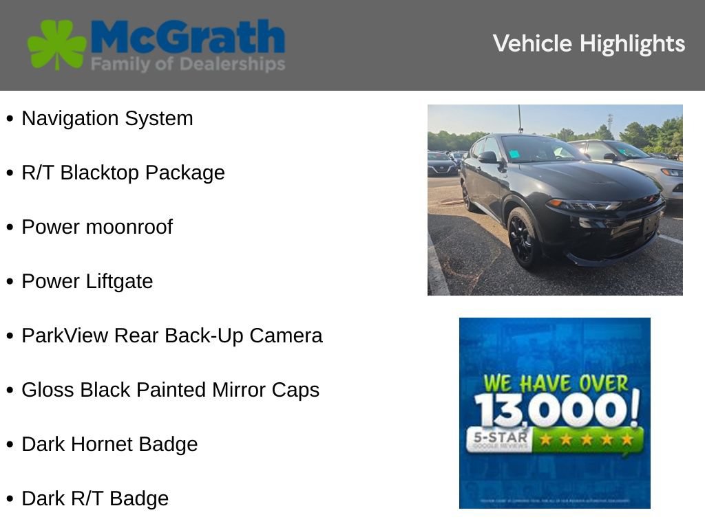 Used 2024 Dodge Hornet R/T Plus w/ R/T Blacktop Package AWD/4WD image 6
