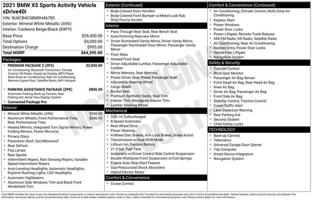 Used 2021 BMW X5 sDrive40i image 33