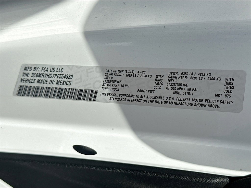 Used 2023 RAM ProMaster 3500 image 28