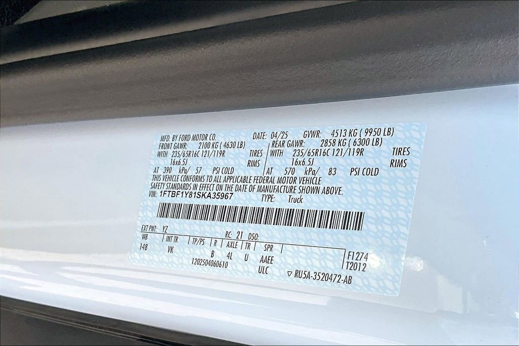 New 2025 Ford Transit 350 148 Low Roof w/ Electrician Trade Package image 13