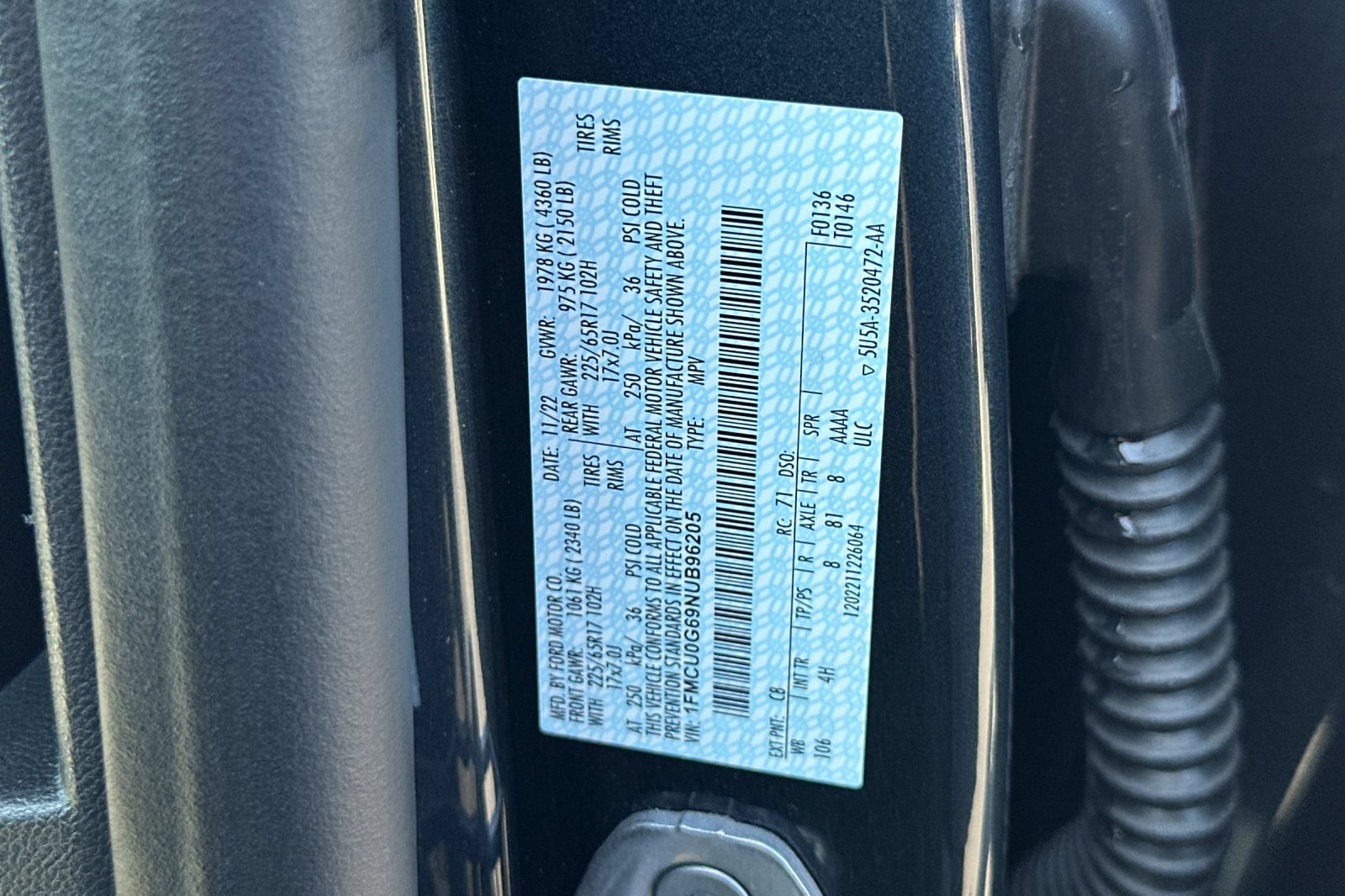 Certified 2022 Ford Escape SE w/ Convenience Package FWD image 32