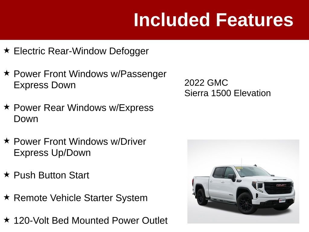 Used 2022 GMC Sierra 1500 Elevation AWD/4WD image 4