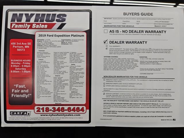 Used 2019 Ford Expedition Platinum image 70