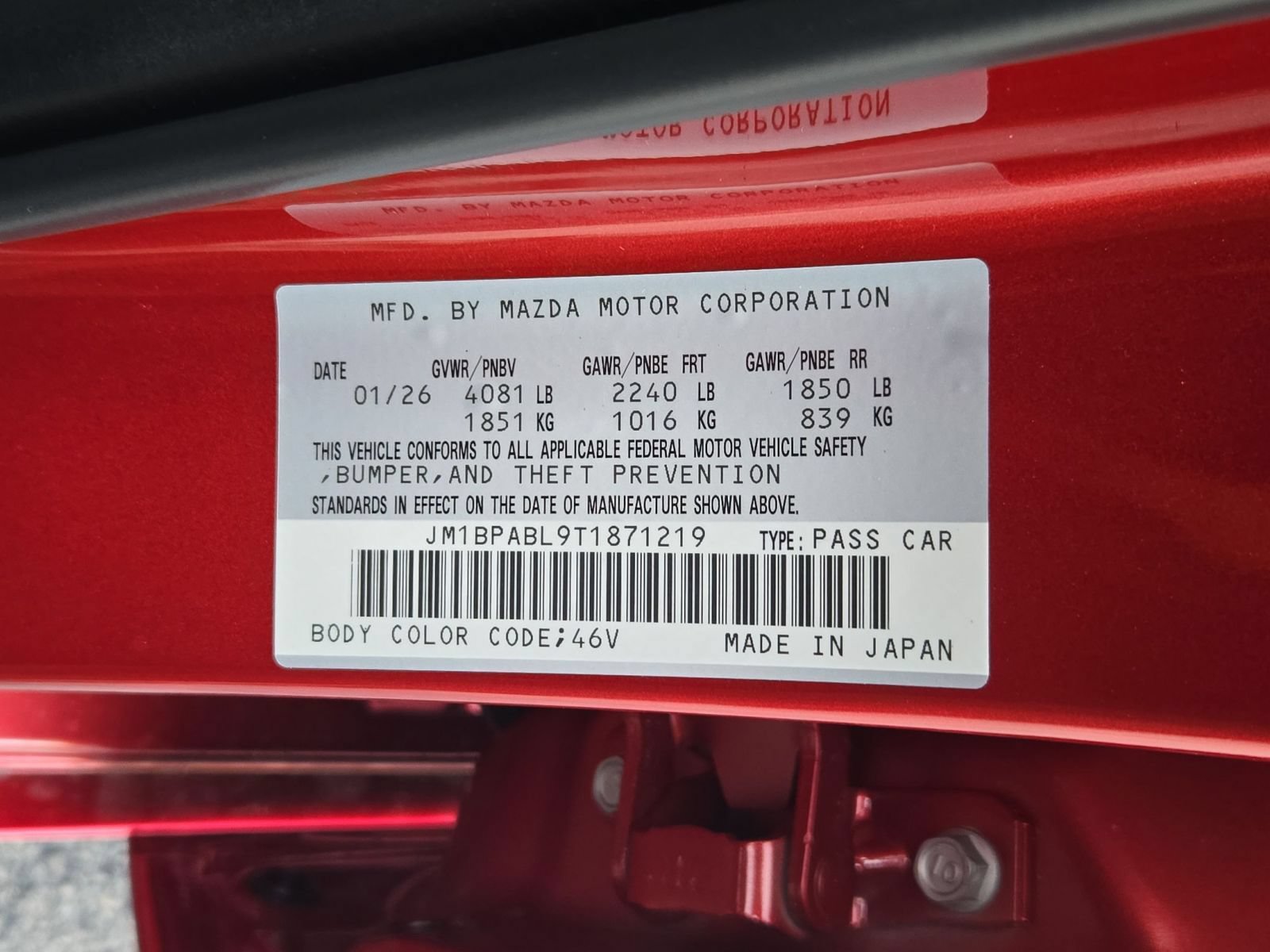 New 2026 MAZDA MAZDA3 s Sport FWD image 18