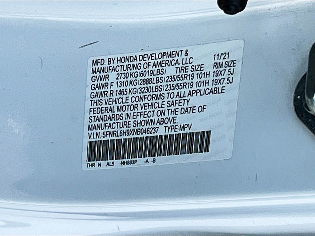 Used 2022 Honda Odyssey Elite image 36