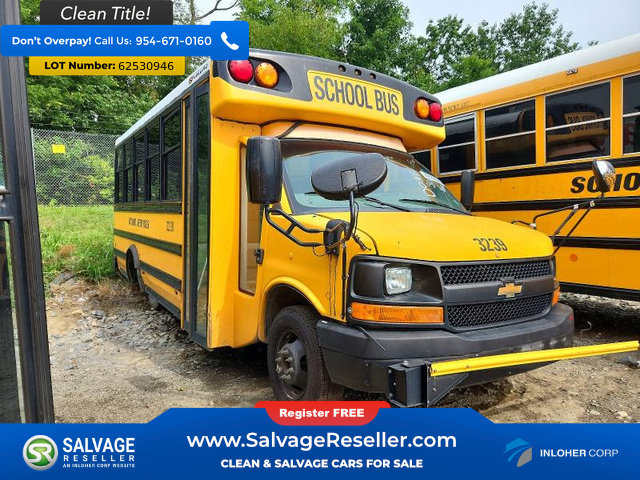 Used 2015 Chevrolet Express 4500 w/ School Bus Package