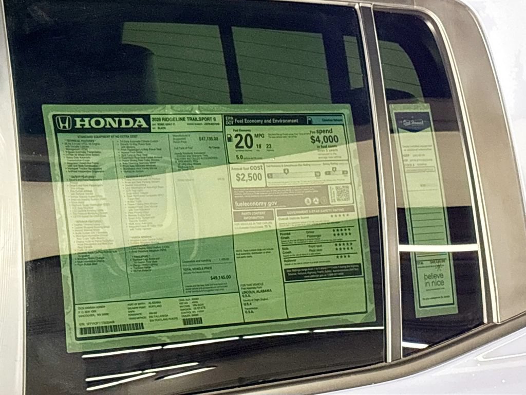 New 2026 Honda Ridgeline TrailSport image 25