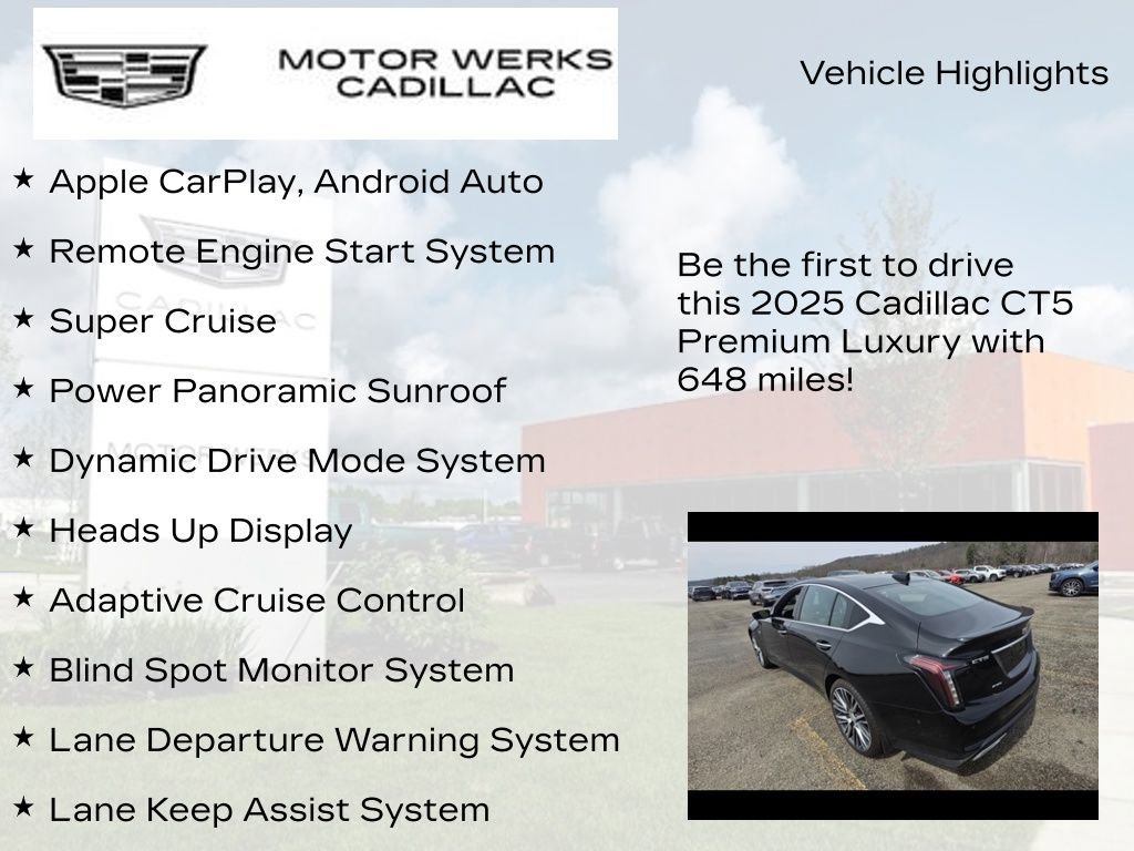 Used 2025 Cadillac CT5 Premium Luxury w/ Technology Package image 15