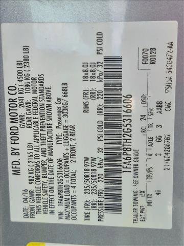 Used 2016 Ford Mustang Premium w/ Equipment Group 201A RWD image 22