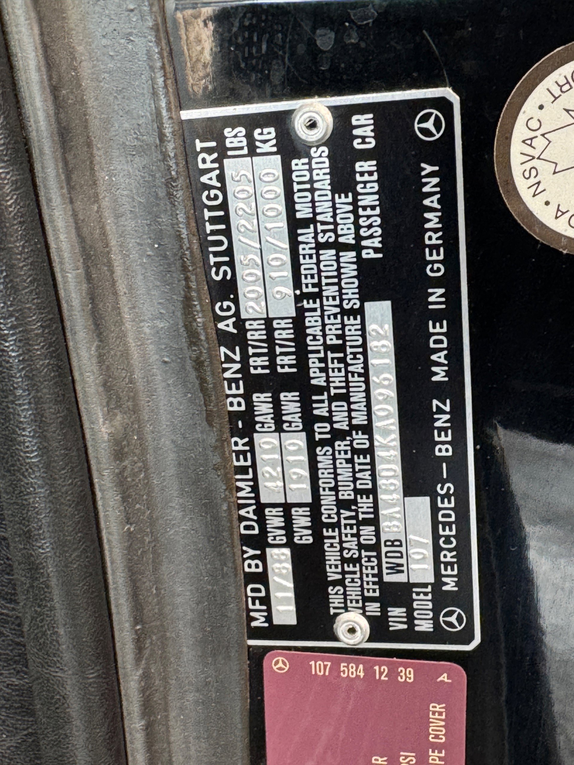 Used 1989 Mercedes-Benz 560 SL image 47