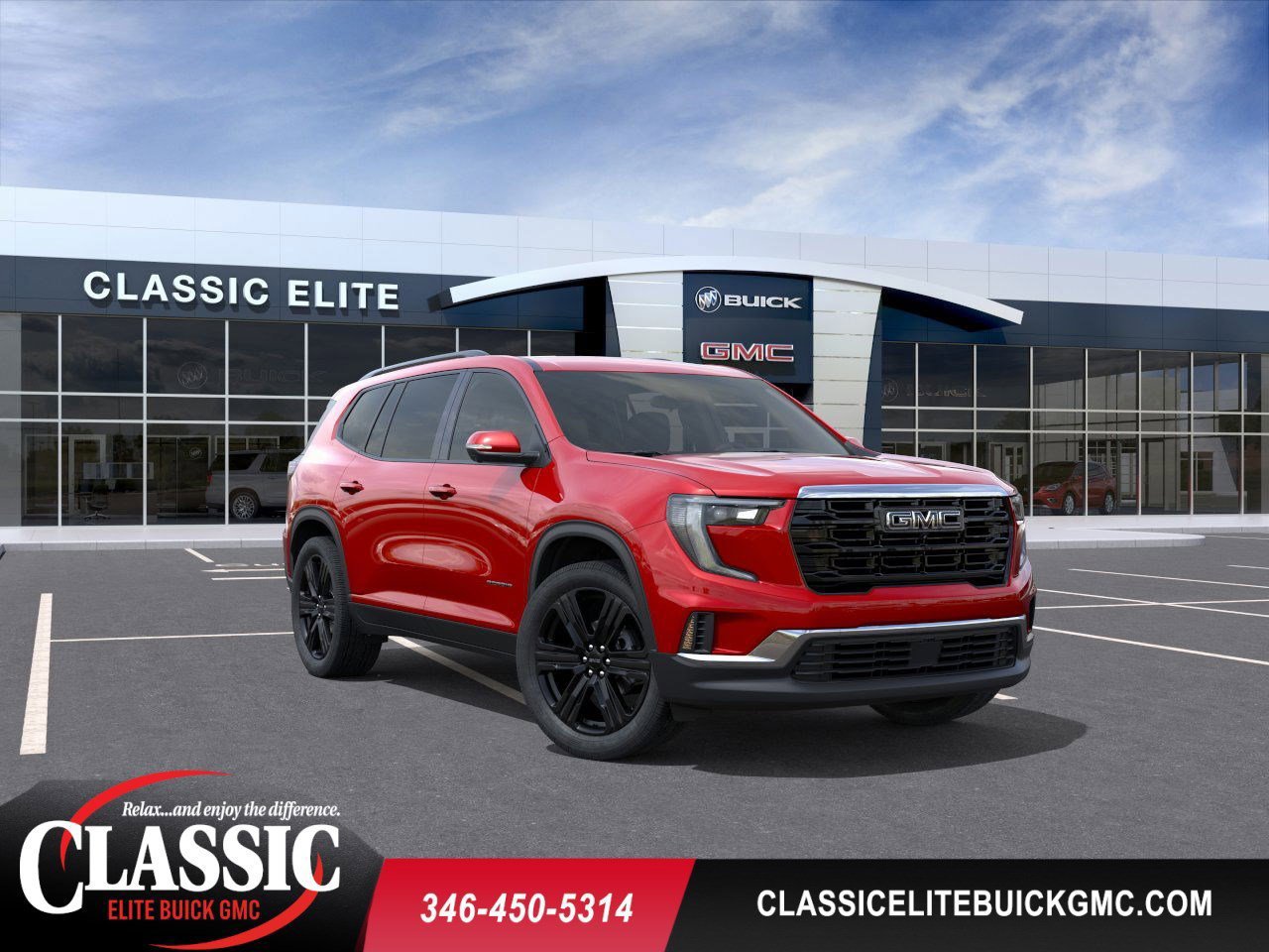 New 2026 GMC Acadia Elevation w/ Black Edition