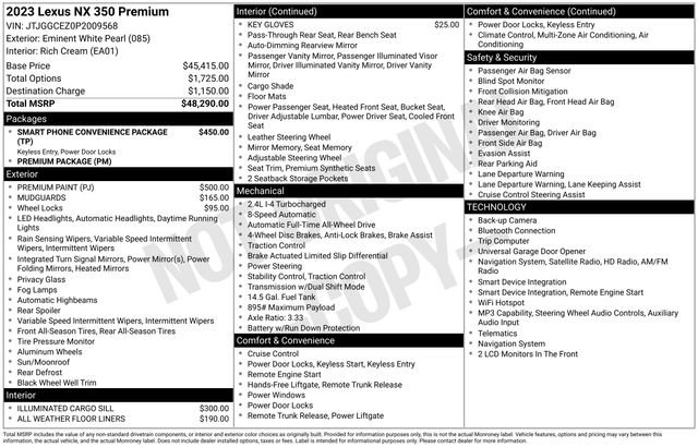 Used 2023 Lexus NX 350 AWD image 16