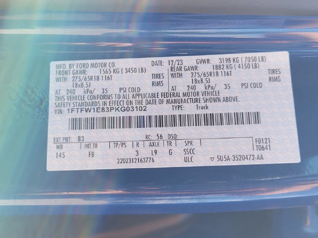 Certified 2023 Ford F150 XLT w/ Equipment Group 302A High AWD/4WD image 15