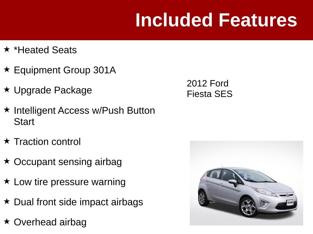 Used 2012 Ford Fiesta SES FWD image 3