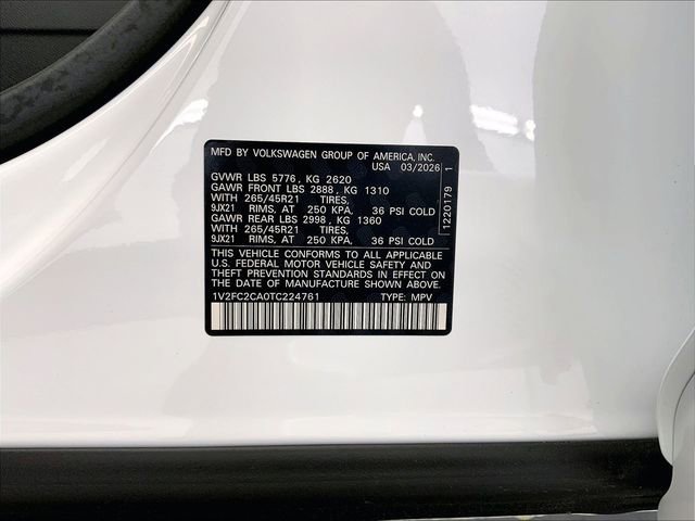 New 2026 Volkswagen Atlas Cross Sport SEL Premium R-Line AWD/4WD image 8