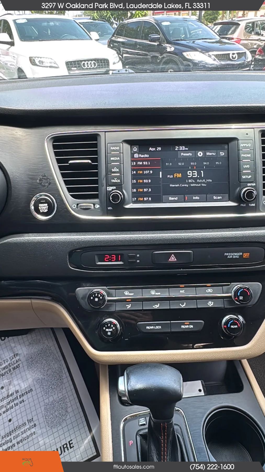 Used 2017 Kia Sedona LX w/ LX Essentials Premium Package FWD image 59