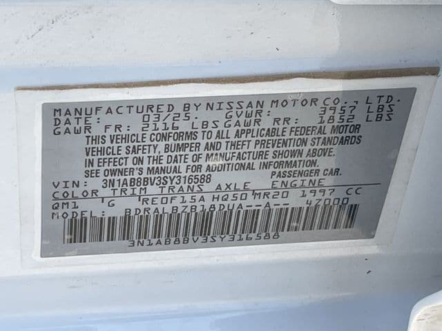 Used 2025 Nissan Sentra S FWD image 28