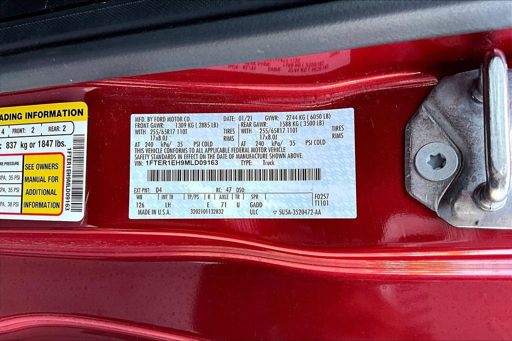 Used 2021 Ford Ranger XL w/ Equipment Group 101A High RWD image 22
