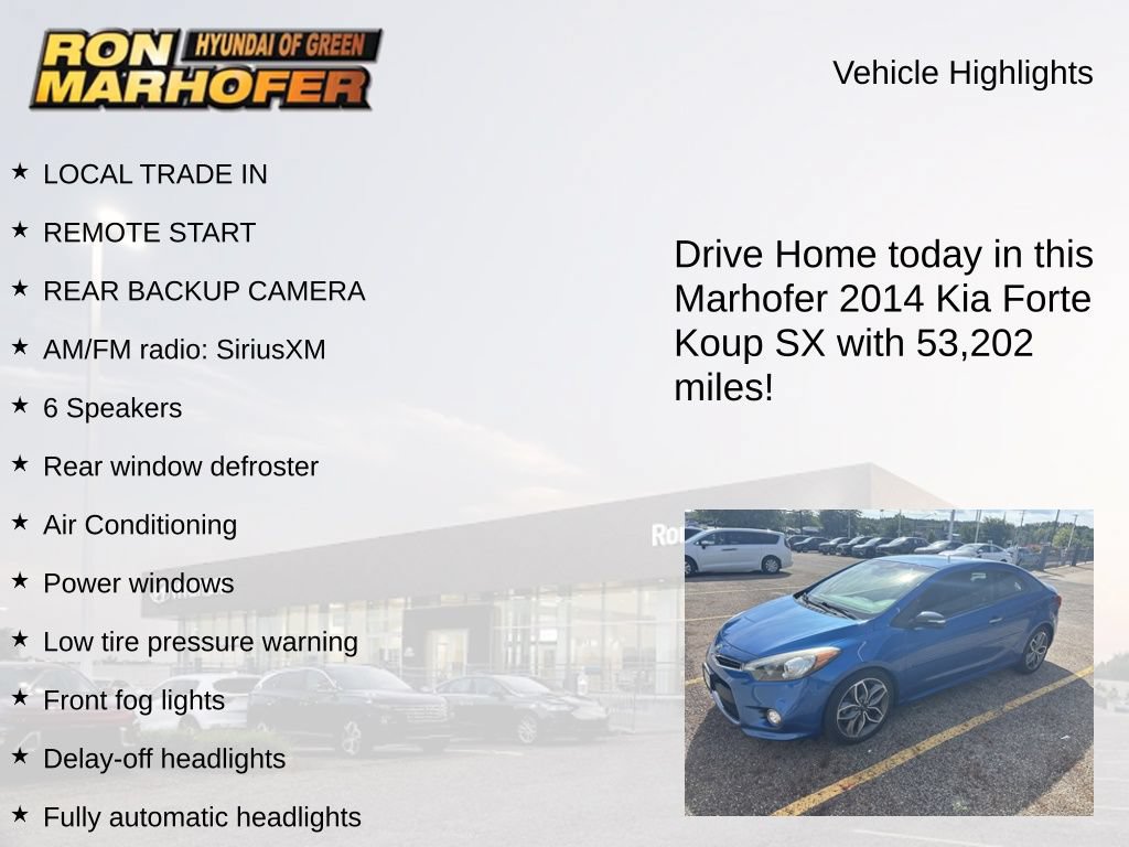 Used 2014 Kia Forte Koup SX FWD image 13