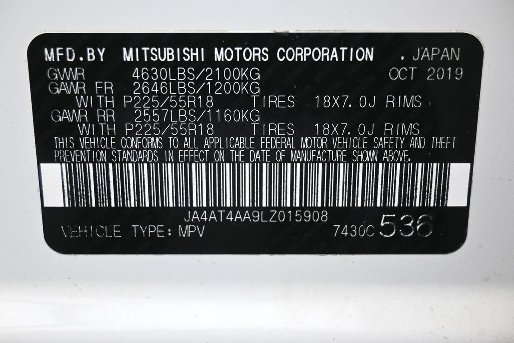 Used 2020 Mitsubishi Eclipse Cross LE AWD/4WD image 34