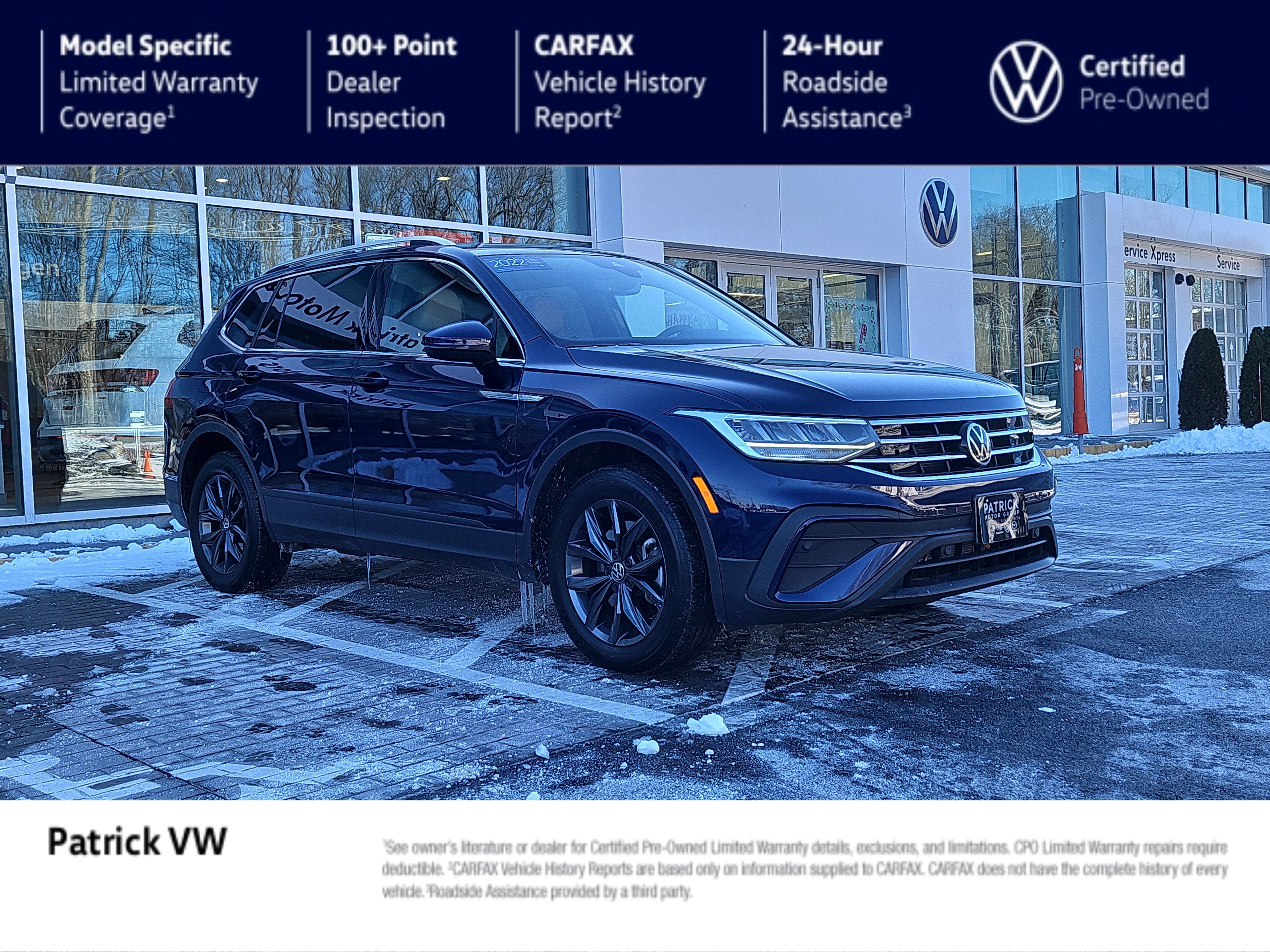 Certified 2022 Volkswagen Tiguan SE w/ Panoramic Sunroof Package