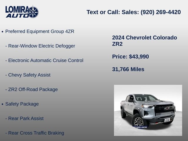 Used 2024 Chevrolet Colorado ZR2 w/ ZR2 Convenience Package III AWD/4WD image 8