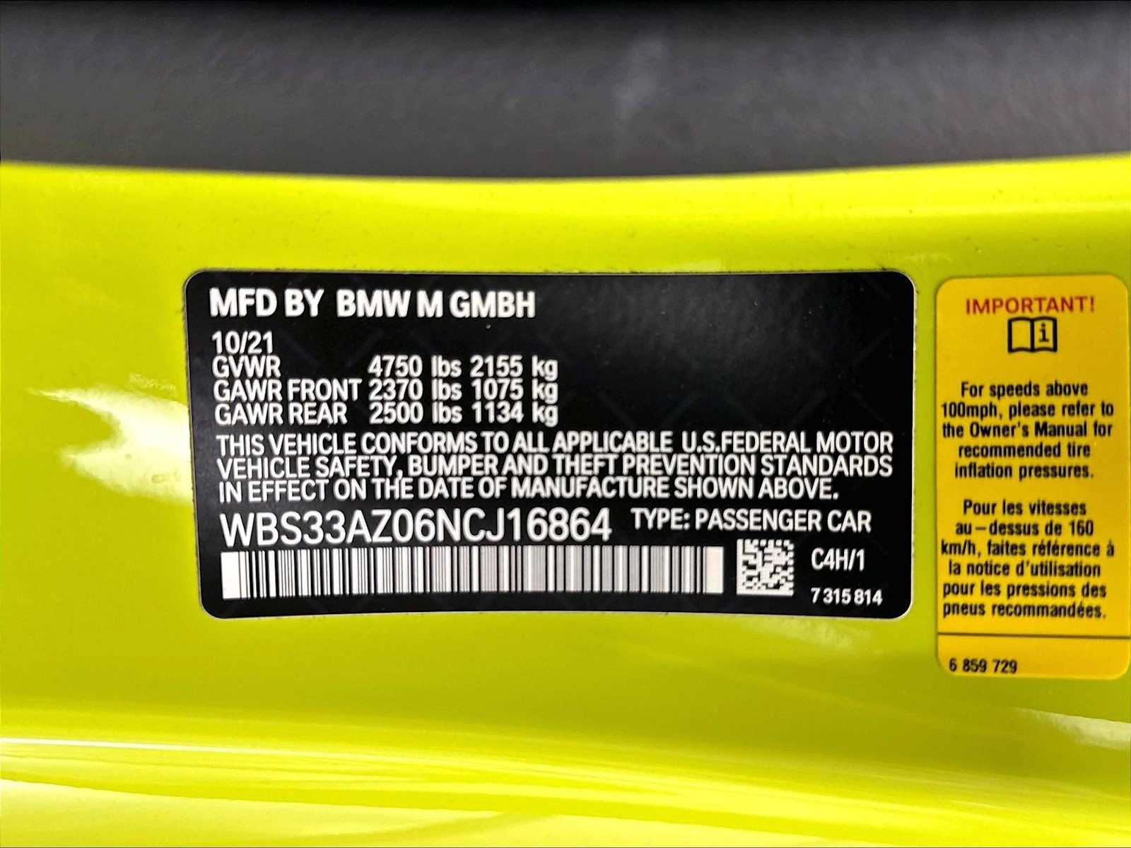 Used 2022 BMW M4 Competition w/ Executive Package RWD image 35
